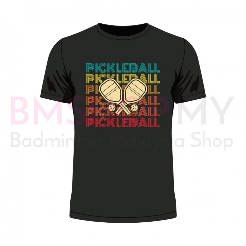 Impression Pickleball Shirt, Quick Dry Sport Jersey  Black Shirt
